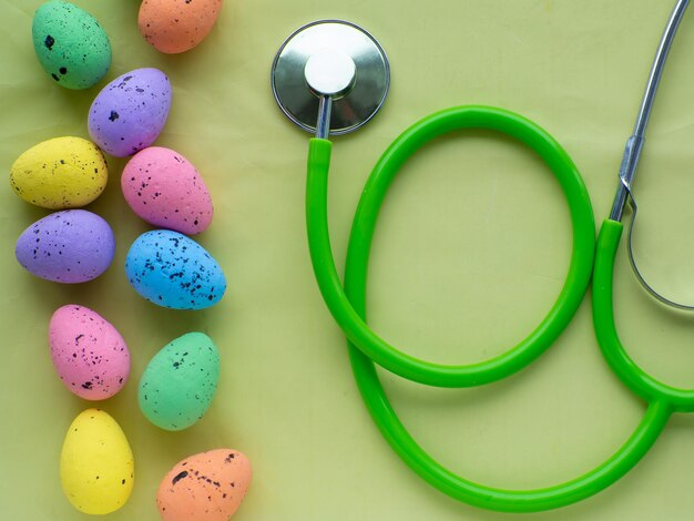 Easter and medicine concept