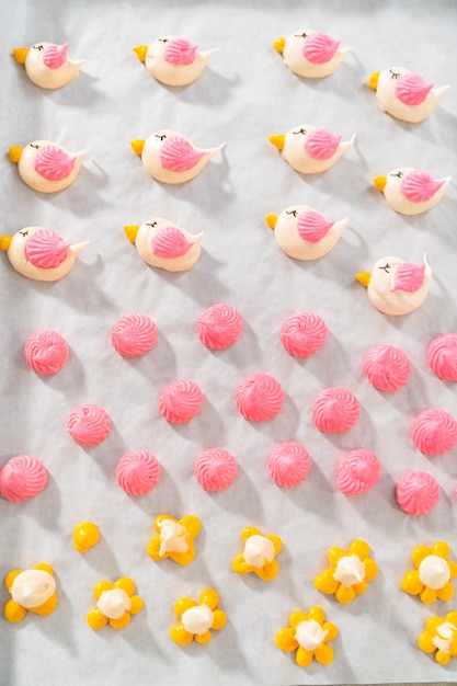 Easter Meringue Cookies