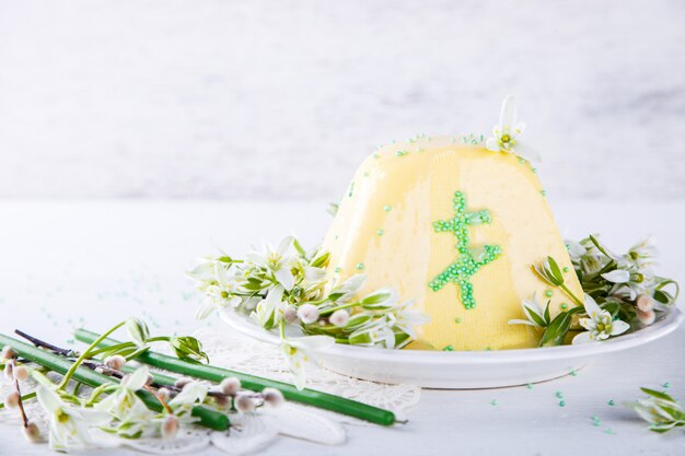 Easter Quark Dessertgestremde melk