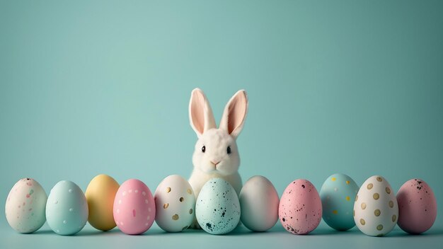 Easter rabbit background