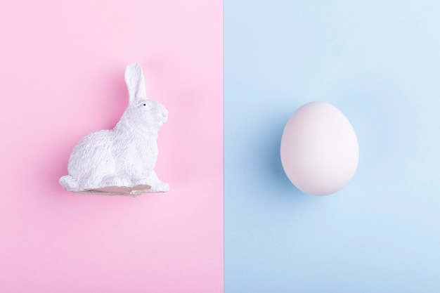 Easter rabbit and egg