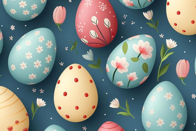 easter seamless pattern