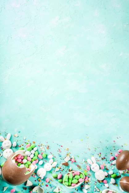 Easter sweets background