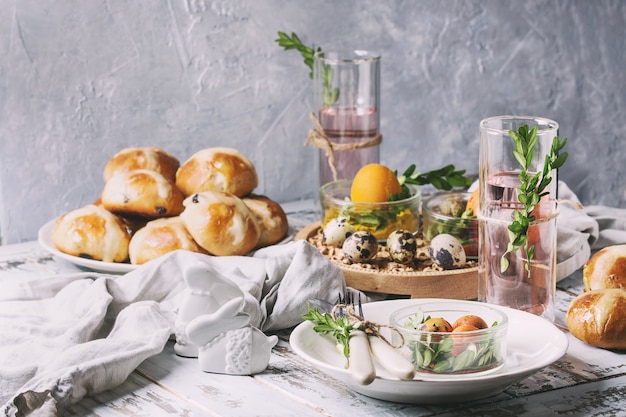 Easter table setting