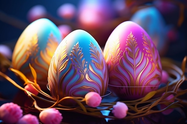 Eastern eggs wallpaper