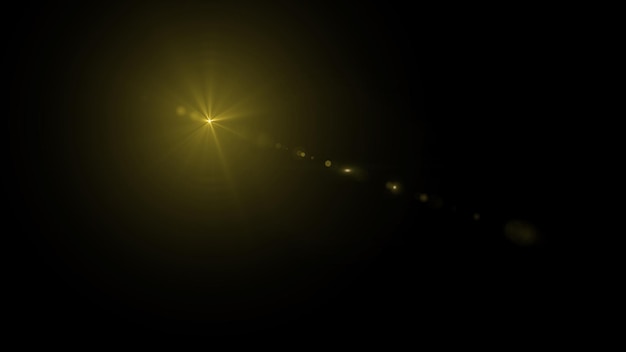 Easy to add lens flare effects for overlay designs or screen blending mode to make highquality images Abstract sun burst digital flare iridescent glare over black background