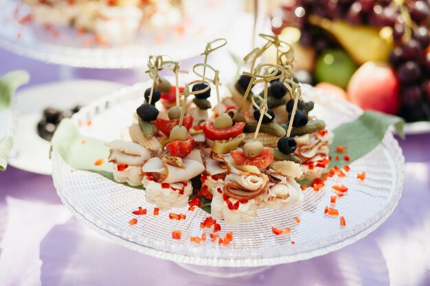 Easy appetizers and canapes