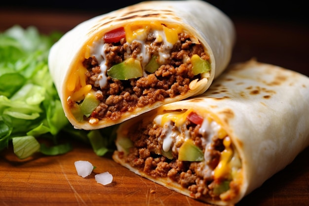 Easy OneSkillet Ground Beef Burrito (이지 원스킬 밀고기 버리토)