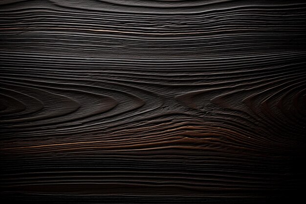 Ebony Enigma Black Wood Texture Background