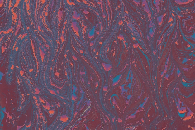 Мраморная текстура эбру ручной работы волновой фон Уникальное искусство Иллюстрация жидкой мраморной текстуры