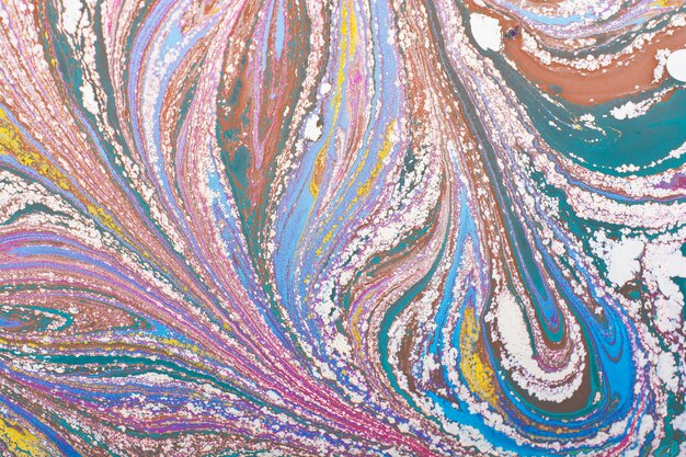 Ebru marmering Art Abstract schilderij Abstract gekleurde achtergrond