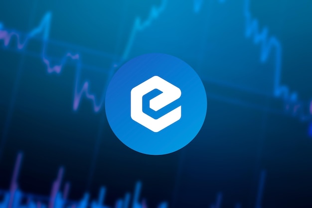 Фото График роста монеты ecash xec cryptocurrency xec на графике биржи