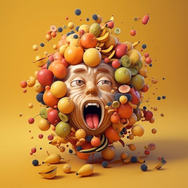 Photo eccentric expressions whimsical 3d cartoon characters and illustrations