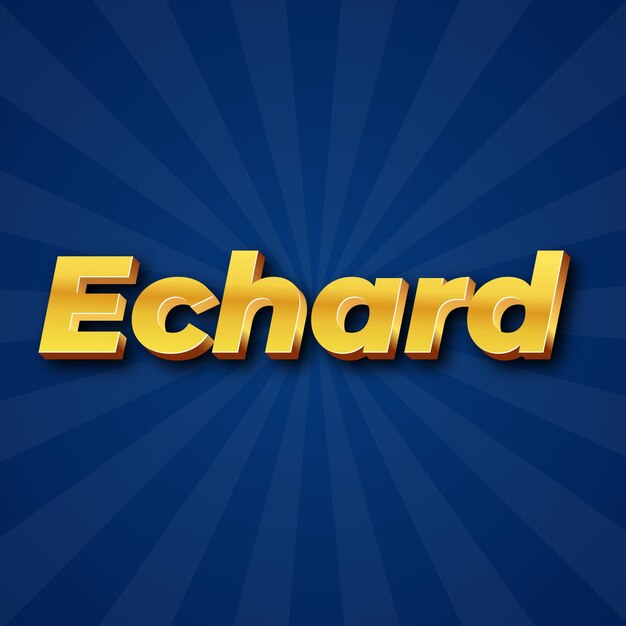 Echard text effect gold jpg attractive background card photo