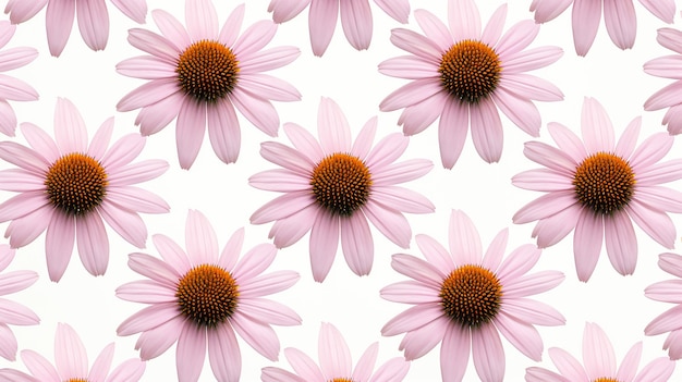 Цветочный узор эхинацеи Фоновая текстура цветка