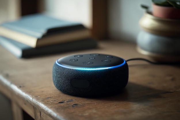 Echo from Amazon Alexa on the table Alexa is a virtual personal assistant developed by Amazon with the aim of assisting in the execution of some everyday tasks The user interacts through speech