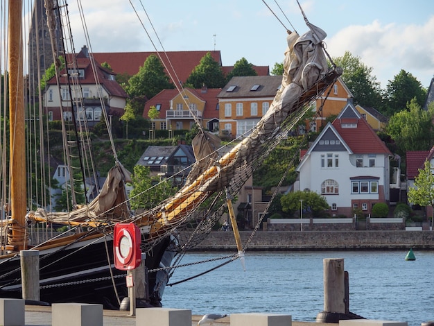 Eckernforde at the baltic sea