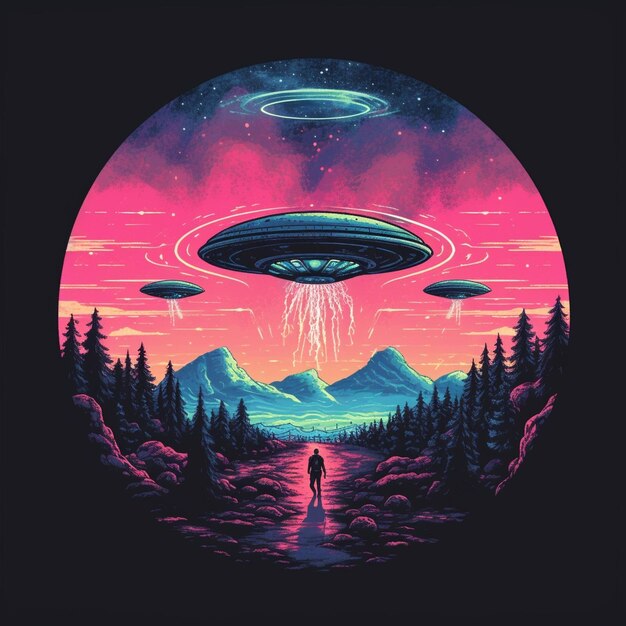 Eclectic Designs From Retro Waves to Cosmic Adventures TShirt Artwork Collection for Every Style