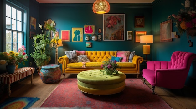 eclectic_living_room_decor