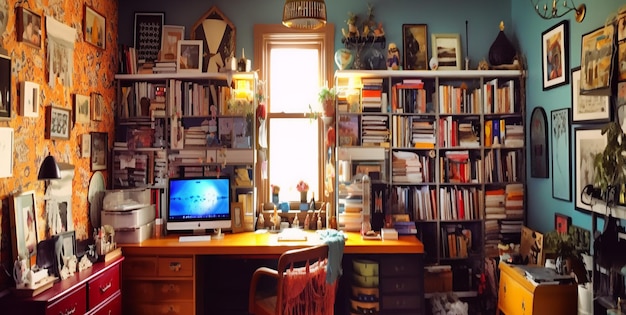 Eclectic Mix Eclectic Home Office