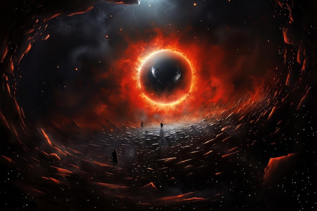 Eclipse in the galaxy