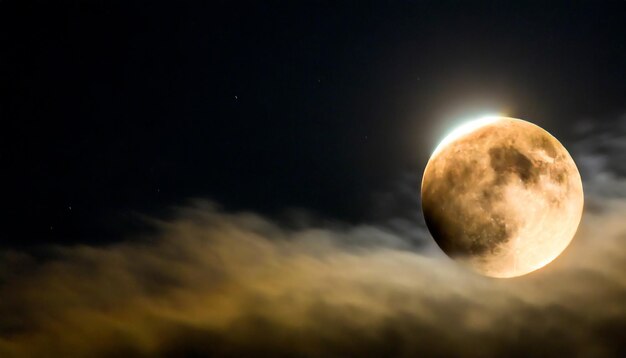 Eclipse Super full Moon Superluna llena Eclipse de luna Super bright full moon with dark
