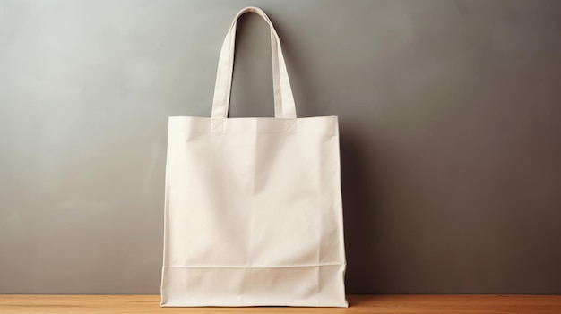 Eco bag mockup Blank shopping sack with copy space
