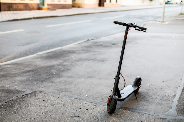 Eco friendly transport electro scooter city transport ride