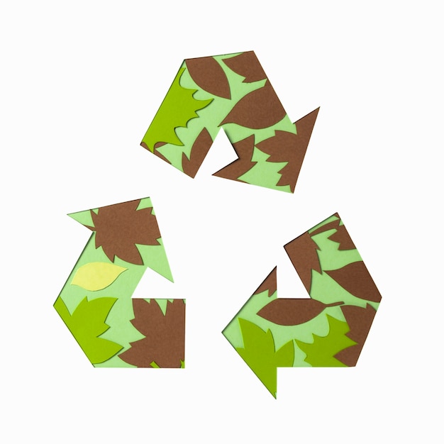 Eco-vriendelijk recyclingconcept