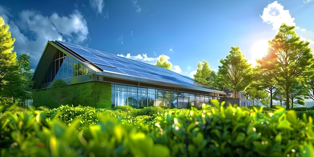 環境に優しい3Dグリーンファクトリー - 低炭素排出で持続可能なエネルギーを促進するコンセプト - 環境に適した製造 - 持続可能なエネルギーの低炭素放出 - グリーンテクノロジー - 3Dファクトリー