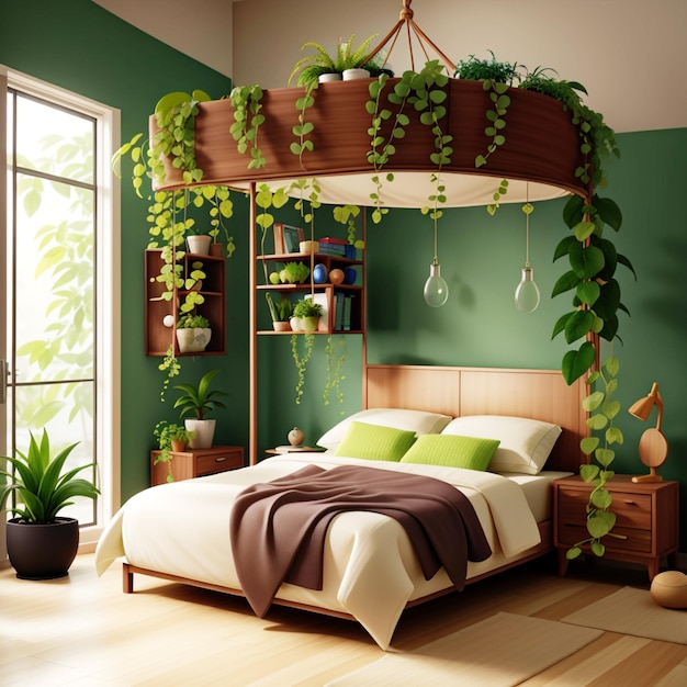 Ecofriendly bedroom design