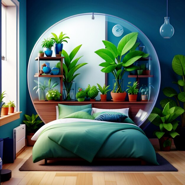Ecofriendly bedroom design