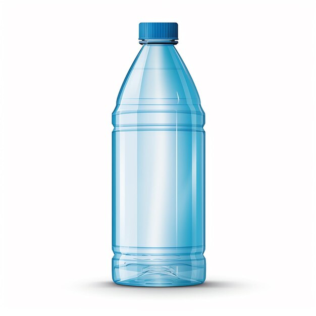 EcoFriendly Hydration Grote plastic waterfles Vector