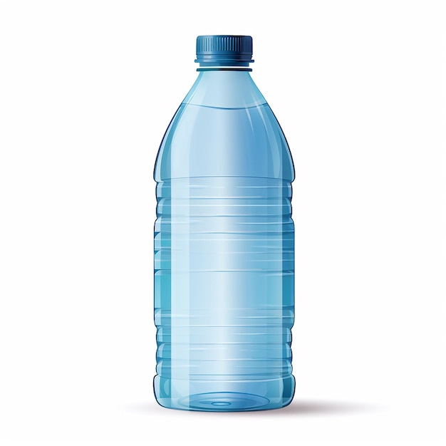 EcoFriendly Hydration Large Plastic Water Bottle Vector