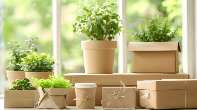 Ecofriendly packaging solution boxes and wrapping materials made from recycled paper and biodegrada