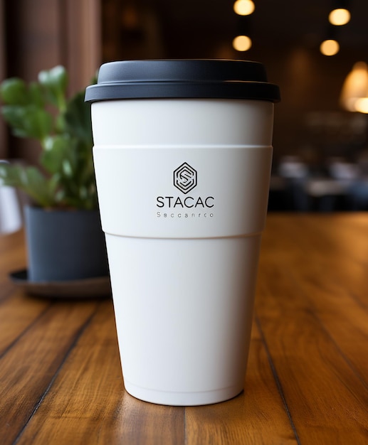 Photo ecofriendly reusable tea cup