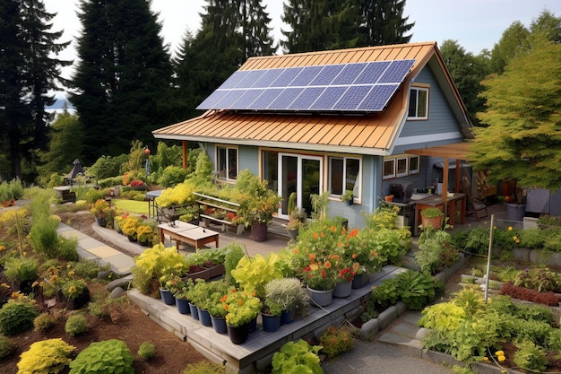 Photo ecofriendly_solarbungalow_garden