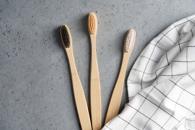 Ecological bamboo toothbrushes