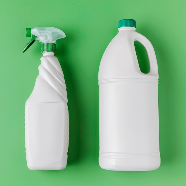 Ecological cleaning products concept