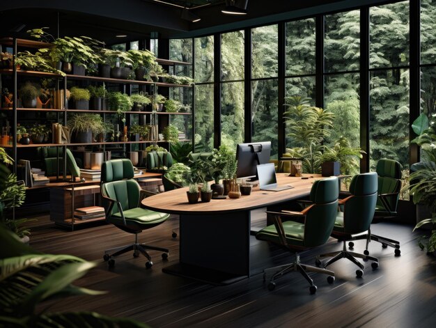 Photo ecological modernized office