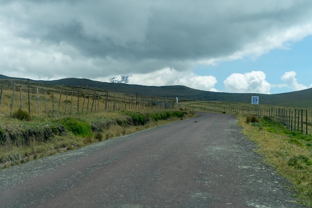 Ecologisch reservaat antisana antisana-vulkaan ecuador