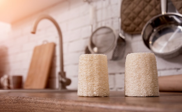 Ecologische washandjes van bamboe