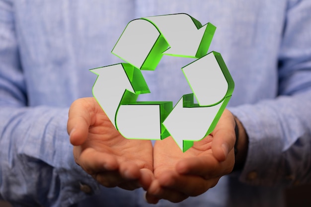 a ecology concept. environmentally friendly planet.