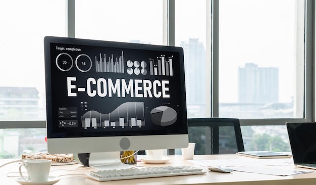 Ecommerce data software provide modish dashboard for sale analysis