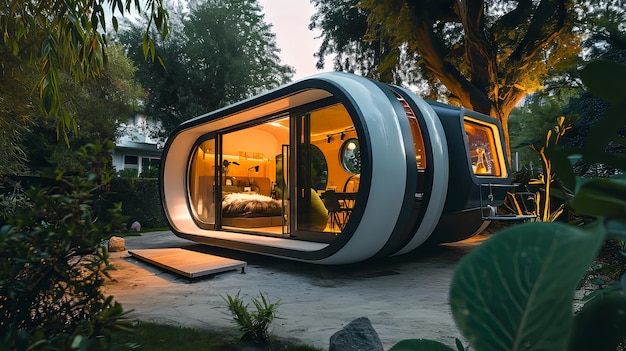 Photo ecomodern pod house