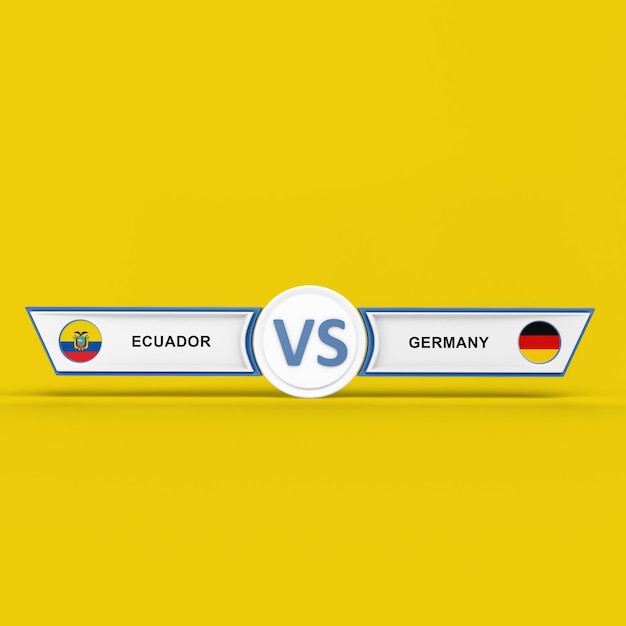 Ecuador vs germany match