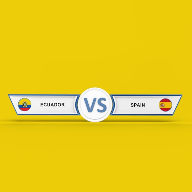 Photo ecuador vs spain match