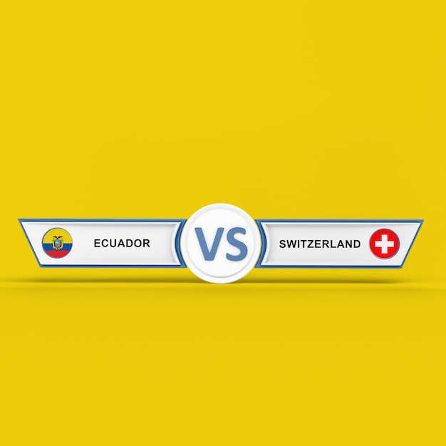 Ecuador vs switzerland match