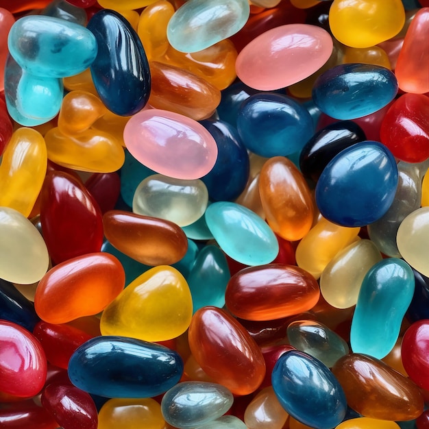 edelstenen Jellybeans naadloos beeld