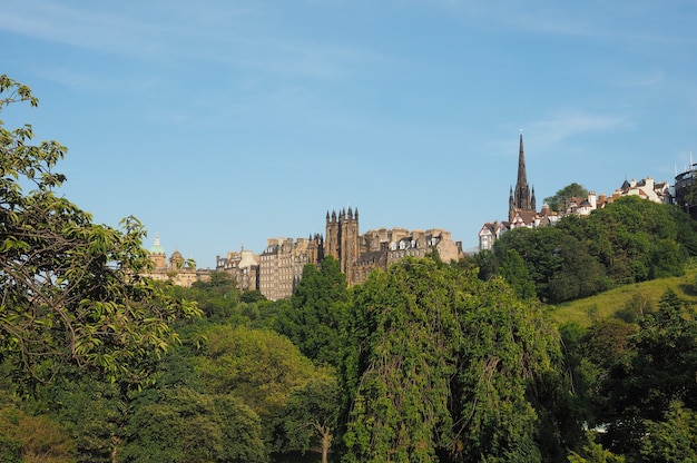 Edinburgh castle in Scotland